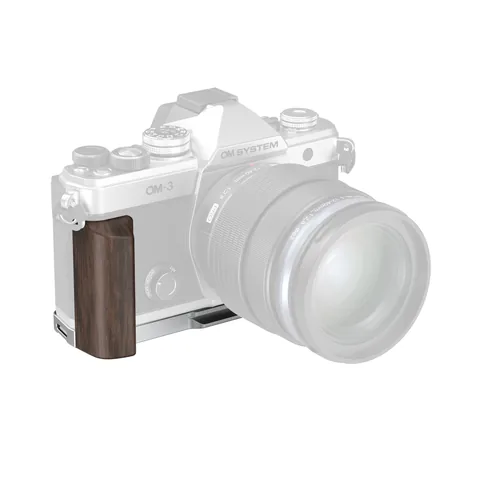 SmallRig 5563 L-Shaped Mount Plate with Wooden Handle